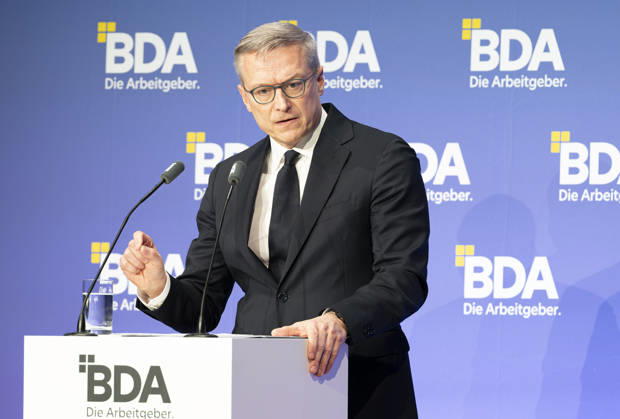Karsten Wildberger Attends Employers Day 2026 EUR, Germany, Berlin, October 13, 2026 Karsten Wildberger (CDU), Federal Minister for Digital Affairs and State Modernization, at the 2026 Employers Day hosted by the Confederation of German Employers Associations
