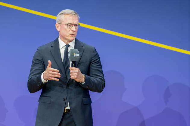 Karsten Wildberger Attends Employers Day 2026 EUR, Germany, Berlin, October 13, 2026 Karsten Wildberger (CDU), Federal Minister for Digital Affairs and State Modernization, at the 2026 Employers Day hosted by the Confederation of German Employers Associations