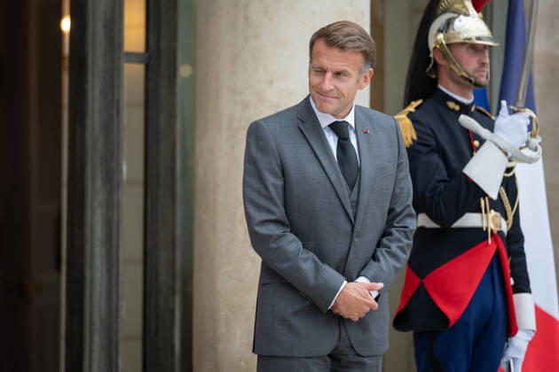 Emmanuel Macron Welcomes Chad President Mahamat Idriss Deby Itno - Paris French President Emmanuel Macron at the Elysee Presidential Palace in Paris on October 13, 2026. French President Emmanuel Macron hosts Chadian counterpart Mahamat Idriss Deby Itno in Paris as the two rebuild ties nearly two years after N Djamena ordered French forces off its soil, officials said. Photo by Alexis Jumeau ABACAPRESS.COM Paris France  Copyright: xJumeauxAlexis ABACAx