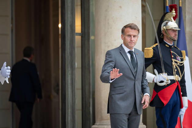 Emmanuel Macron Welcomes Chad President Mahamat Idriss Deby Itno - Paris French President Emmanuel Macron at the Elysee Presidential Palace in Paris on October 13, 2026. French President Emmanuel Macron hosts Chadian counterpart Mahamat Idriss Deby Itno in Paris as the two rebuild ties nearly two years after N Djamena ordered French forces off its soil, officials said. Photo by Alexis Jumeau ABACAPRESS.COM Paris France  Copyright: xJumeauxAlexis ABACAx
