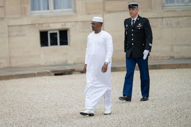 Emmanuel Macron Welcomes Chad President Mahamat Idriss Deby Itno - Paris (Tchad) Chad s President Mahamat Idriss Deby Itno at the Elysee Presidential Palace in Paris on October 13, 2026. French President Emmanuel Macron hosts Chadian counterpart Mahamat Idriss Deby Itno in Paris as the two rebuild ties nearly two years after N Djamena ordered French forces off its soil, officials said. Photo by Alexis Jumeau ABACAPRESS.COM Paris France  Copyright: xJumeauxAlexis ABACAx