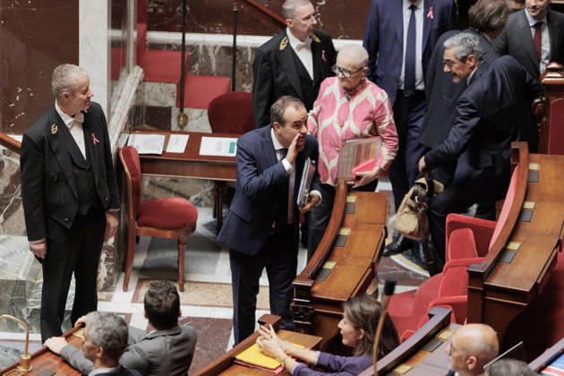 October 13, 2026: PRIME MINISTER So bastien LECORNU during a question and answer session with the government at the National Assembly in Paris, on October 13, 2026.  - ZUMAs287 20261013_zip_s287_025 Copyright: xSadakxSouicix