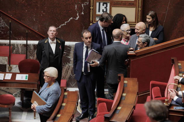 October 13, 2026: PRIME MINISTER So bastien LECORNU during a question and answer session with the government at the National Assembly in Paris, on October 13, 2026.  - ZUMAs287 20261013_zip_s287_034 Copyright: xSadakxSouicix