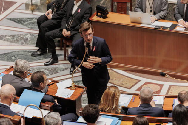October 13, 2026: douard Geffray, the Minister of National Education during a question and answer session with the government at the National Assembly in Paris, on October 13, 2026.  - ZUMAs287 20261013_zip_s287_035 Copyright: xSadakxSouicix