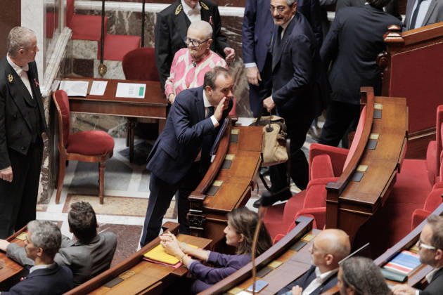 October 13, 2026: PRIME MINISTER SÃ bastien LECORNU during a question and answer session with the government at the National Assembly in Paris, on October 13, 2026. - ZUMAs287 20261013_zip_s287_028 Copyright: xSadakxSouicix