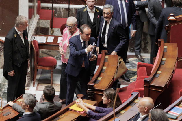 October 13, 2026: PRIME MINISTER SÃ bastien LECORNU during a question and answer session with the government at the National Assembly in Paris, on October 13, 2026. - ZUMAs287 20261013_zip_s287_037 Copyright: xSadakxSouicix