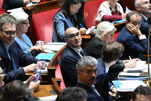 Session Of Questions To The Governement At The National Assembly - Paris French Minister of the Interior Laurent Nunez during a session of questions to the government at the National Assembly, French Parliament in Paris, France on octobre 13, 2026. Photo by Tomas Stevens ABACAPRESS.COM Paris France  Copyright: xStevensxTomas ABACAx