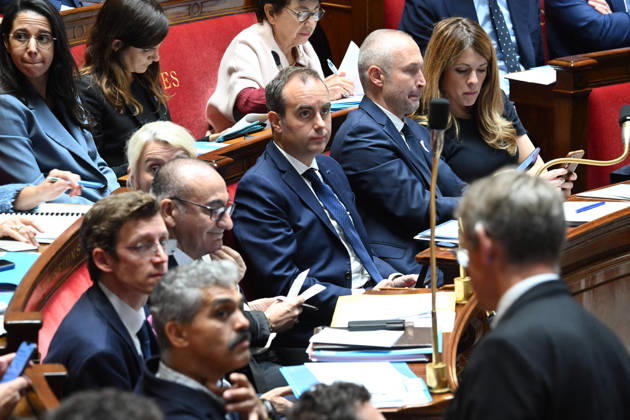 Session Of Questions To The Governement At The National Assembly - Paris French Prime Minister Sebastien Lecornu during a session of questions to the government at the National Assembly, French Parliament in Paris, France on octobre 13, 2026. Photo by Tomas Stevens ABACAPRESS.COM Paris France  Copyright: xStevensxTomas ABACAx