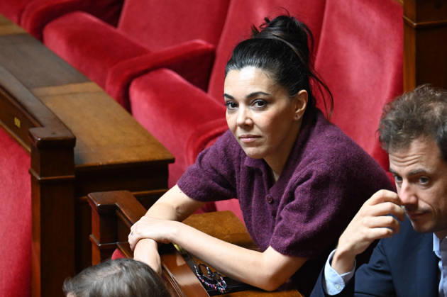 Session Of Questions To The Governement At The National Assembly - Paris French deputy Sophia Chikirou during a session of questions to the government at the National Assembly, French Parliament in Paris, France on octobre 13, 2026. Photo by Tomas Stevens ABACAPRESS.COM Paris France  Copyright: xStevensxTomas ABACAx