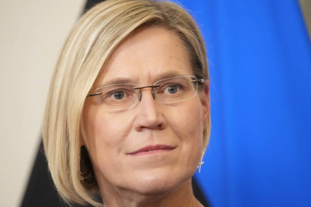 October 13, 2026, Riga, Vidzeme Region, Latvia: Estonian President ULLE MADISE attends press conference during her visit to Latvia Riga Latvia  - ZUMAk193 20261013_zip_k193_016 Copyright: xIntsxKalninsx