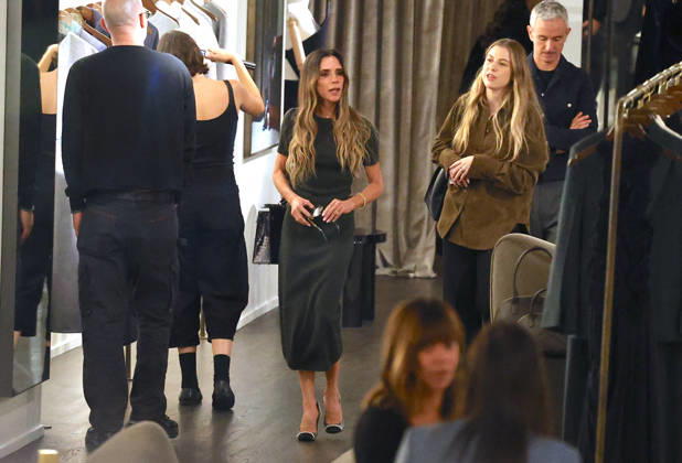 Victoria Beckham out in New York Designer Victoria Beckham is visiting her new store on Mercer Street in Soho, New York on October 13, 2026. Photo by Dylan Travis ABACAPRESS.COM New York NY  Copyright: xDylanxTravis ABACAx