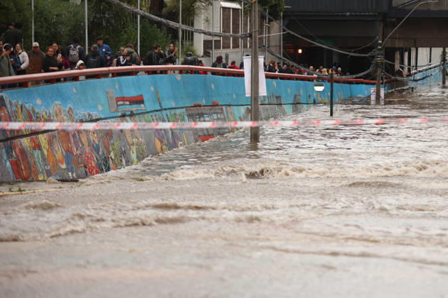 Santiago, October 13, 2026 Flooding in the Nuble subway underpass following this afternoon s thunderstorm in the Metropolitan Region Claudio Caceres Aton Chile, Santiago, Chile Aton 1199617  Copyright: CLAUDIOxCACERES ATONxCHILE