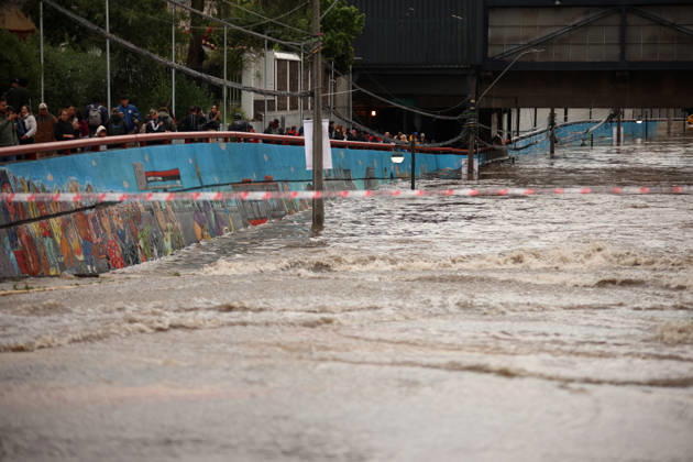 Santiago, October 13, 2026 Flooding in the Nuble subway underpass following this afternoon s thunderstorm in the Metropolitan Region Claudio Caceres Aton Chile, Santiago, Chile Aton 1199618  Copyright: CLAUDIOxCACERES ATONxCHILE