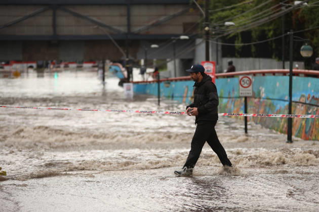 Santiago, October 13, 2026 Flooding in the Nuble subway underpass following this afternoon s thunderstorm in the Metropolitan Region Claudio Caceres Aton Chile, Santiago, Chile Aton 1199620  Copyright: CLAUDIOxCACERES ATONxCHILE