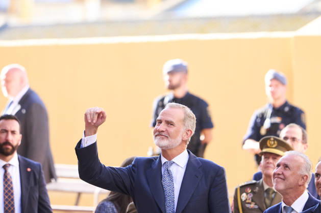 Spanish royals Visit to the Vicente Aleixandre nursery and primary school King Felipe VI of Spain visit to the Vicente Aleixandre nursery and primary school on October 13, 2026 in Ceuta, Spain King Felipe VI™s first visit to Ceuta as King, a city Spanish since the 17th century and claimed by Morocco, comes after this summer™s migration crisis. The previous royal visit, by Juan Carlos I and Queen Sofia in 2007, led Morocco to recall its ambassador. Photo by IMAGO MPG Ceuta Vicente Aleixandre nursery and primary school Ceuta Spain  Copyright: xMPGx
