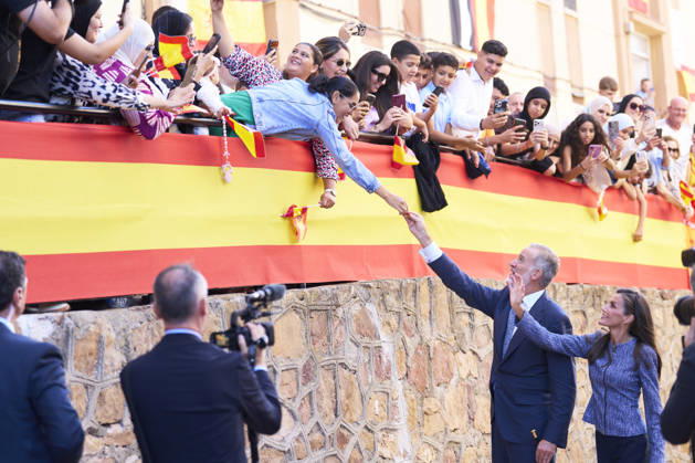Spanish royals Visit to the Vicente Aleixandre nursery and primary school King Felipe VI of Spain visit to the Vicente Aleixandre nursery and primary school on October 13, 2026 in Ceuta, Spain King Felipe VI™s first visit to Ceuta as King, a city Spanish since the 17th century and claimed by Morocco, comes after this summer™s migration crisis. The previous royal visit, by Juan Carlos I and Queen Sofia in 2007, led Morocco to recall its ambassador.King Felipe VI of Spain, Queen Letizia of Spain visit to the Vicente Aleixandre nursery and primary school on October 13, 2026 in Ceuta, Spain King Felipe VI™s first visit to Ceuta as King, a city Spanish since the 17th century and claimed by Morocco, comes after this summer™s migration Copyright: xMPGx