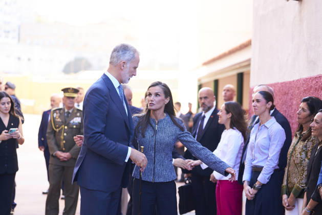 Spanish royals Visit to the Vicente Aleixandre nursery and primary school King Felipe VI of Spain, Queen Letizia of Spain visit to the Vicente Aleixandre nursery and primary school on October 13, 2026 in Ceuta, Spain King Felipe VI™s first visit to Ceuta as King, a city Spanish since the 17th century and claimed by Morocco, comes after this summer™s migration crisis. The previous royal visit, by Juan Carlos I and Queen Sofia in 2007, led Morocco to recall its ambassador. Photo by IMAGO MPG Ceuta Vicente Aleixandre nursery and primary school Ceuta Spain  Copyright: xMPGx