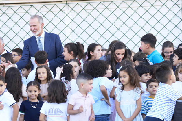 Spanish royals Visit to the Vicente Aleixandre nursery and primary school King Felipe VI of Spain, Queen Letizia of Spain visit to the Vicente Aleixandre nursery and primary school on October 13, 2026 in Ceuta, Spain King Felipe VI™s first visit to Ceuta as King, a city Spanish since the 17th century and claimed by Morocco, comes after this summer™s migration crisis. The previous royal visit, by Juan Carlos I and Queen Sofia in 2007, led Morocco to recall its ambassador. Photo by IMAGO MPG Ceuta Vicente Aleixandre nursery and primary school Ceuta Spain  Copyright: xMPGx