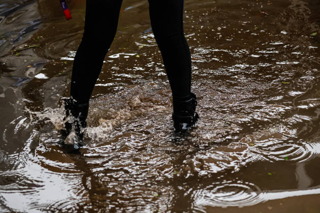 Santiago, October 13, 2026 Jan Van Dijk Special School Flooding at the intersection of Irarrazaval and Lo Encalada in the municipality of Nunoa due to heavy rains in the capital Diego Martin Aton Chile, Aton 1199648 jpeg  Copyright: DIEGOxMARTIN ATONxCHILE