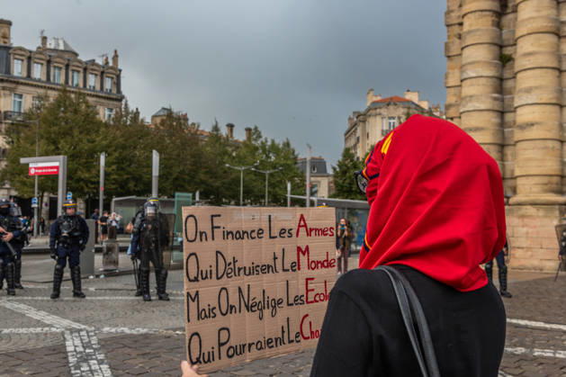 October 13, 2026, Bordeaux, Nouvelle-Aquitaine, France: High school students are protesting all over France, particularly here in Bordeaux. Their grievances are as follows: a shortage of staff, overcrowded class schedules, dilapidated infrastructure, a stressful college counseling process (career guidance), and deteriorating learning conditions. Bordeaux France - ZUMAh207 20261013_zip_h207_083 Copyright: xFabricexHebertx