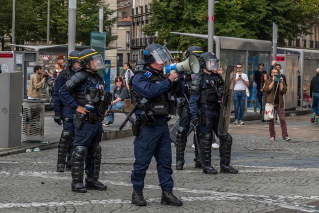 October 13, 2026, Bordeaux, Nouvelle-Aquitaine, France: High school students are protesting all over France, particularly here in Bordeaux. Their grievances are as follows: a shortage of staff, overcrowded class schedules, dilapidated infrastructure, a stressful college counseling process (career guidance), and deteriorating learning conditions. Bordeaux France - ZUMAh207 20261013_zip_h207_086 Copyright: xFabricexHebertx