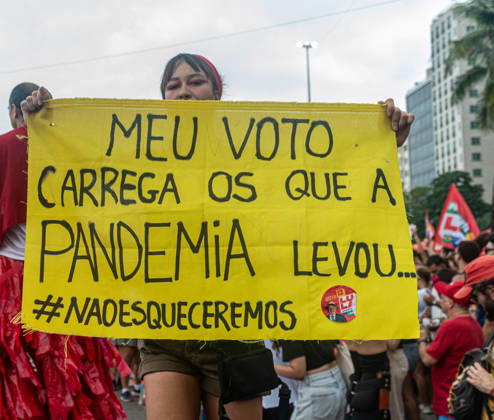 RIO DE JANEIRO, RJ - 12.10.2026: BRASIL PELA DEMOCRACIA RJ - Pro-Lula rally - Brazil for democracy, held this Monday (12) in Copacabana in Rio de Janeiro RJ. x3031024x RaphaxSilva