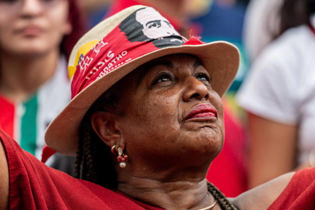 RIO DE JANEIRO, RJ - 12.10.2026: BRASIL PELA DEMOCRACIA RJ - Pro-Lula rally - Brazil for democracy, held this Monday (12) in Copacabana in Rio de Janeiro RJ. x3031041x RaphaxSilva
