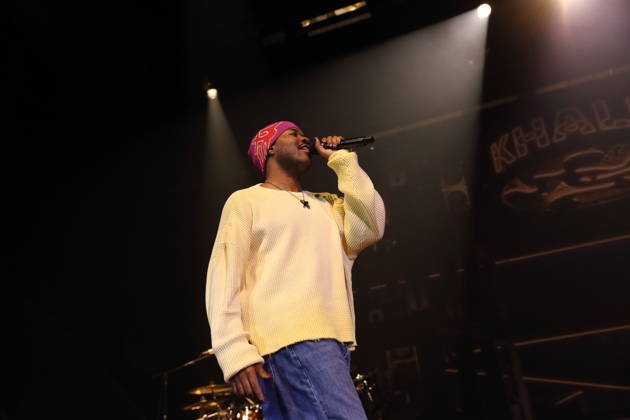 Khalid Donnel Robinson, also known as Khalid, at a concert at the Uber Eats Music Hall in Berlin, October 13, 2026 Khalid Concert Berlin