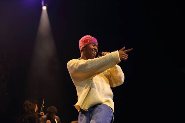 Khalid Donnel Robinson, also known as Khalid, at a concert at the Uber Eats Music Hall in Berlin, October 13, 2026 Khalid Concert Berlin