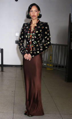 NEW YORK, NY- OCTOBER 13: Nara Smith seen at The Drew Barrymore Show on October 13, 2026 in New York City. Copyright: xRWx