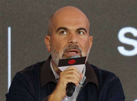 French director Marc Fitoussi at BIFF French director Marc Fitoussi at BIFF French director Marc Fitoussi attends an open talk event at the 31st Busan International Film Festival (BIFF) at the Busan Cinema Center in the southeastern port city on Oct. 13, 2026. (Yonhap) 2026-10-14 12:24:25 <Copyright ¨Ï 1980-2026 YONHAPNEWS AGENCY. .> ºÎ»ê±¤¿ª½Ã EDITORIAL USE ONLY  Copyright: xx director ???x yonphotos257641