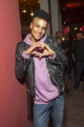 ABB NOANGELS Prince Damien attended the exclusive preview of the ARD documentary *NO ANGELS: DAS SIND WIR* at the Colosseum Berlin on October 13, 2026, in Berlin, Germany
