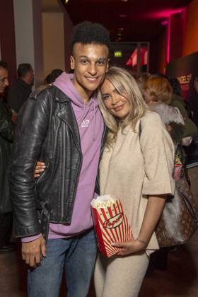 ABB NOANGELS Prince Damien and Janine Pink attended the exclusive preview of the ARD documentary *NO ANGELS: DAS SIND WIR* at the Colosseum Berlin on October 13, 2026, in Berlin, Germany