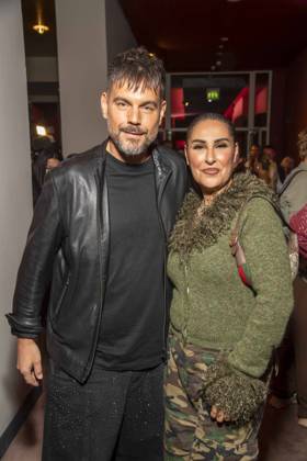 ABB NOANGELS members Nevio Passaro and Senna Guemmour attended the exclusive preview of the ARD documentary *NO ANGELS: DAS SIND WIR* at the Colosseum Berlin on October 13, 2026, in Berlin, Germany