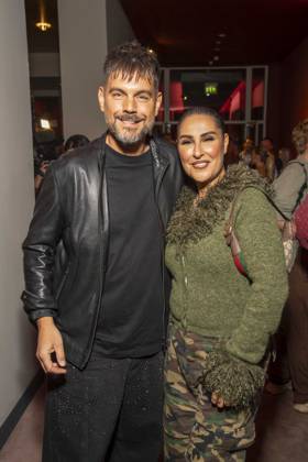 ABB NOANGELS members Nevio Passaro and Senna Guemmour attended the exclusive preview of the ARD documentary *NO ANGELS: DAS SIND WIR* at the Colosseum Berlin on October 13, 2026, in Berlin, Germany