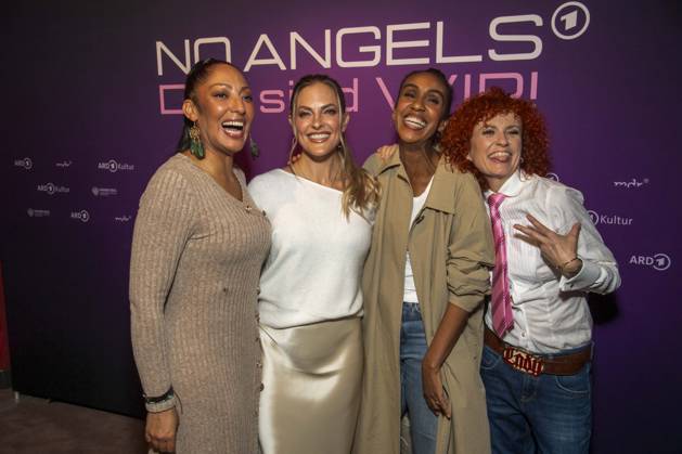 ABB NOANGELS members Jessica Wahls, Sandy Mölling, Hadnet Tesfai, and Lucy Diakovska attended the exclusive preview of the ARD documentary *NO ANGELS: DAS SIND WIR* at the Colosseum Berlin on October 13, 2026, in Berlin, Germany