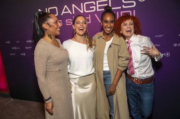 ABB NOANGELS members Jessica Wahls, Sandy Mölling, Hadnet Tesfai, and Lucy Diakovska attended the exclusive preview of the ARD documentary *NO ANGELS: DAS SIND WIR* at the Colosseum Berlin on October 13, 2026, in Berlin, Germany