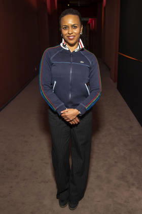 ABB NOANGELS Aminata Belli attended the exclusive preview of the ARD documentary *NO ANGELS: DAS SIND WIR* at the Colosseum Berlin on October 13, 2026, in Berlin, Germany