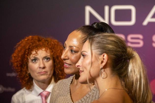 ABB NOANGELS Sandy Moelling, Lucy Diakovska, and Jessica Wahls—three members of No Angels—were guests at the exclusive preview of the ARD documentary *NO ANGELS: DAS SIND WIR* at the Colosseum Berlin on October 13, 2026, in Berlin, Germany