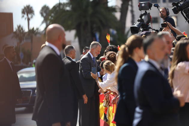 The King and Queen Visit the Autonomous City of Melilla King Felipe VI during a visit to the Melilla Assembly on October 14, 2026, in Melilla, Spain. The King and Queen are making their first official visit to Melilla, where they have received a welcome just as enthusiastic as the one they received in Ceuta. In Ceuta, in addition to expressing their solidarity following the massive influx of migrants last July, the monarch wished to emphasize the Spanish identity of both autonomous cities. October 14, 2026, Melilla, Spain  Copyright: xMohamedxBelkasenx 7844375