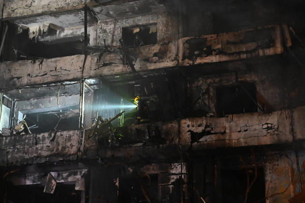 Ballistic missile strikes next to nine-story residential building in Desnianskyi district of Kyiv A rescuer works at the site of a Russian missile strike on a nine-story residential building in Kyiv’s Desnianskyi district, Ukraine, on October 14, 2026. Russia launched a massive ballistic missile attack on the capital. Three women were killed and 19 people were injured in the Desnianskyi district, including a seven-year-old girl. Apartments on the first through eighth floors of the building were also damaged, Credit:Oleksandr Klymenko Ukrinform Avalon Ukraine, Kyiv  Copyright: xOleksandrxKlymenkox xUkrinformx xAvalonx 1143211986