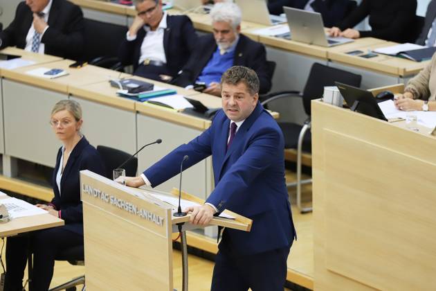 Magdeburg, Saxony-Anhalt, Germany, October 14, 2026 State Parliament Special Session Acting Minister-President Sven Schulze, CDU Copyright: xdtsxNachrichtenagenturx dts_138736