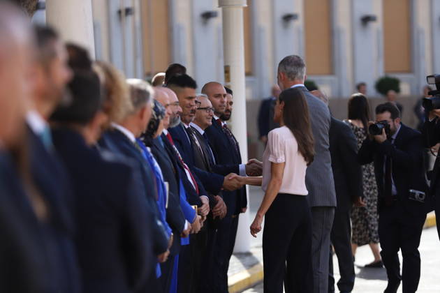 The King and Queen Visit the Autonomous City of Melilla King Felipe VI and Queen Letizia during a visit to the Melilla Assembly on October 14, 2026, in Melilla, Spain. The King and Queen are making their first official visit to Melilla, where they have received a welcome just as enthusiastic as the one they received in Ceuta. In Ceuta, in addition to expressing their solidarity following the massive influx of migrants last July, the monarch wished to emphasize the Spanish identity of both autonomous cities. October 14, 2026 Melilla, Spain  Copyright: xMohamedxBelkasenx 7844458