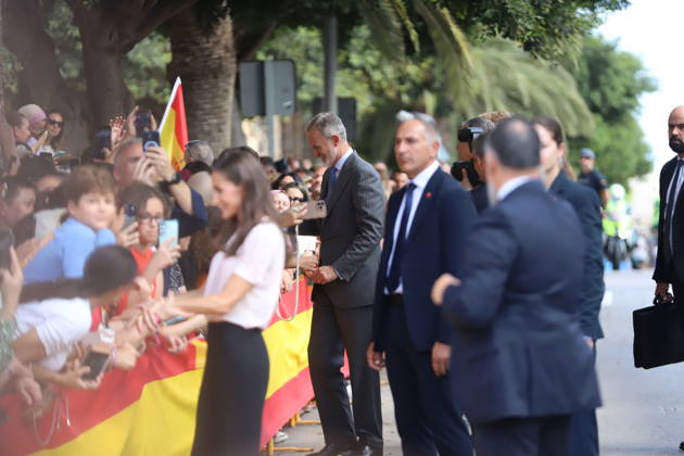 The King and Queen Visit the Autonomous City of Melilla King Felipe VI and Queen Letizia during a visit to the Pintor Eduardo Morillas Preschool and Elementary School on October 14, 2026, in Melilla, Spain. The King and Queen are making their first official visit to Melilla, where they have received a welcome just as enthusiastic as the one they received in Ceuta. In Ceuta, in addition to expressing their solidarity following the massive influx of migrants last July, the monarch wished to emphasize the Spanish identity of both autonomous cities. OCTOBER 14, 2026 PIXELATED Melilla Melilla, Spain  Copyright: xMohamedxBelkasenx 7845055