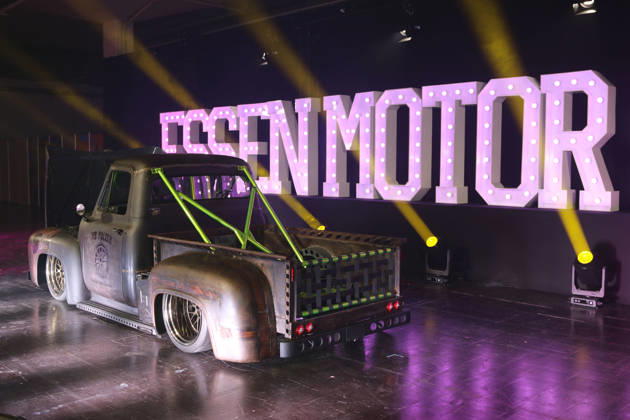 1954 Ford F-100 Restomod, 6.6-liter V8 stroker, winner of the 2026 European Tuning Showdown, Special Exhibition tuningXperience, media event Carwalk for the Essen Motor Show on October 14, 2026, at Messe Essen in the lead-up to the Essen Motor Show 2026 (November 28, 2026 – December 6, 2026), EMS Preview on November 27, 2026