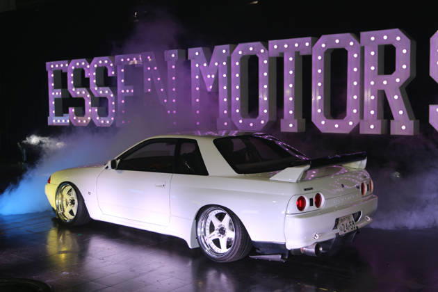 1994 Nissan Skyline BNR32 GT-R V Spec II, current promotional vehicle for the 2026 Essen Motor Show, Special exhibition tuningXperience, media event Carwalk for the Essen Motor Show on October 14, 2026, at Messe Essen in the lead-up to the Essen Motor Show 2026 (November 28, 2026 – December 6, 2026), EMS Preview on November 27, 2026