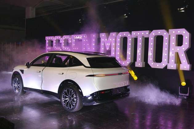 Zeekr 7X AWD Privilege electric car, a premium SUV from the Geely Group, presented by exhibitor Next e Share one Ruhrauto RUHRAUTOe, Media event and car walk for the Essen Motor Show on October 14, 2026, at Messe Essen in the lead-up to the Essen Motor Show 2026 (November 28, 2026 – December 6, 2026), EMS Preview on November 27, 2026