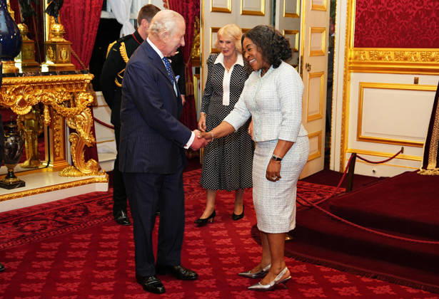 Commonwealth Diaspora reception King Charles III and Queen Camilla speaking to Shirley Botchwey, Commonwealth Secretary-General, during a reception at St. James s Palace in London, to celebrate the Commonwealth Diaspora, ahead of the Commonwealth Heads of Government Meeting in Antigua and Barbuda. Picture date: Wednesday October 14, 2026., Credit:Aaron Chown PA ROTA - B68 Avalon UK, London  Copyright: xAaronxChownx xPAxROTAx-xB68x xAvalonx 1143360066