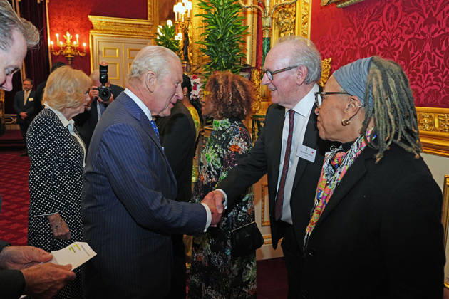 Commonwealth Diaspora reception King Charles III speaking to Peter Davison, during a reception at St. James s Palace in London, to celebrate the Commonwealth Diaspora, ahead of the Commonwealth Heads of Government Meeting in Antigua and Barbuda. Picture date: Wednesday October 14, 2026., Credit:Aaron Chown PA ROTA - B68 Avalon UK, London  Copyright: xAaronxChownx xPAxROTAx-xB68x xAvalonx 1143360197