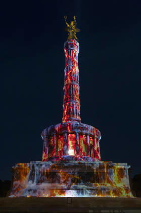Festival of Lights, Downtown Light Festival, Berlin, October 10, 2026, Victory Column, 22nd BERLIN FESTIVAL OF LIGHTS, Theme: Colours of Love, light installations, October 14, 2026, Berlin, Germany English Victory Column, 22nd Berlin Festival of Lights, Theme: Colours of Love, light installations, October 14, 2026, Berlin, Germany Berlin City Center Berlin Germany, Ge Copyright: xPeterxEngelkex